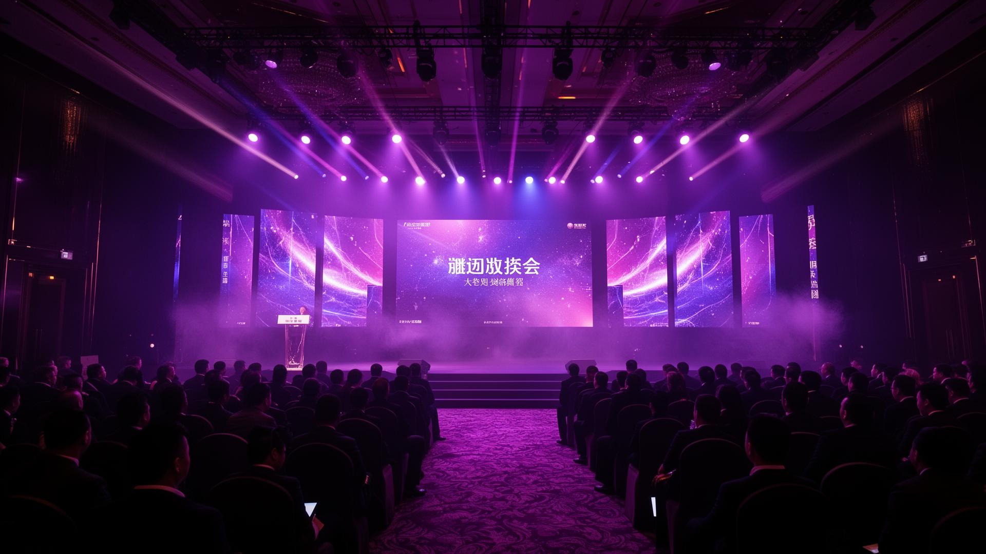 Cinematic event stage by Eventive